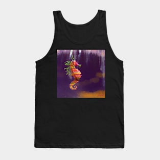 Crayon Ponyfish Painting Tank Top